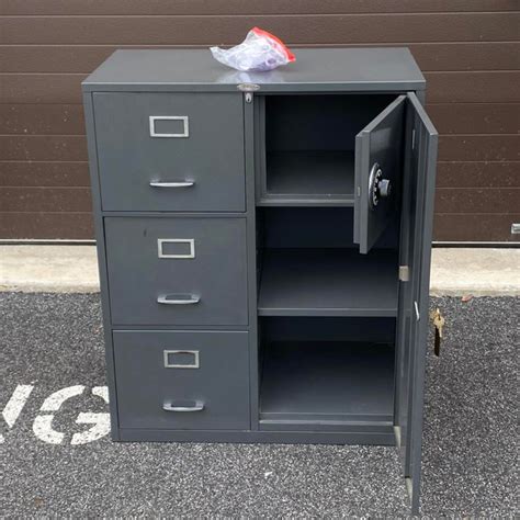 cole steel file cabinet with side cabinet|cole steel cabinet with safe.